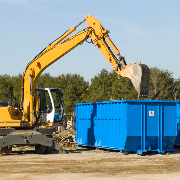 can i rent a residential dumpster for a construction project in McGuffey OH